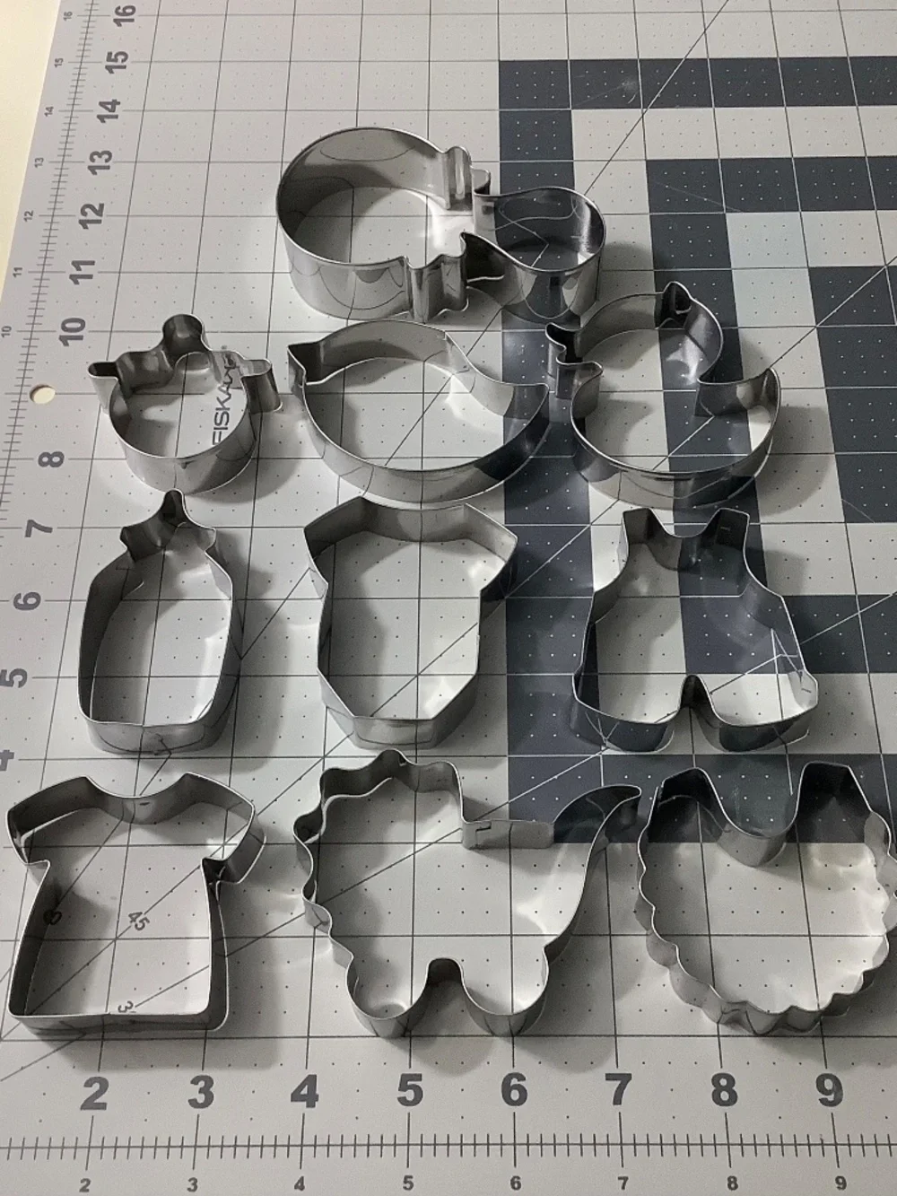 10-Piece Baby Cookie Cutter Set | Baby Shower Baking